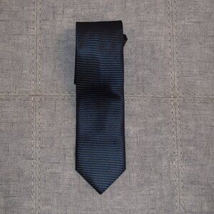 Tucci Firenze Italian Silk Tie – Deep Navy Classic, Boutique Italian Craft